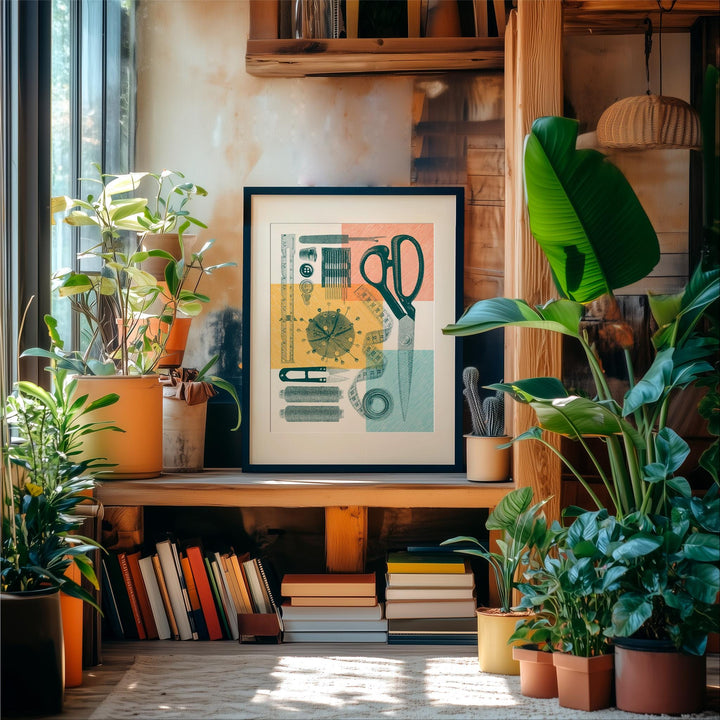 Sewing Flatlay Print