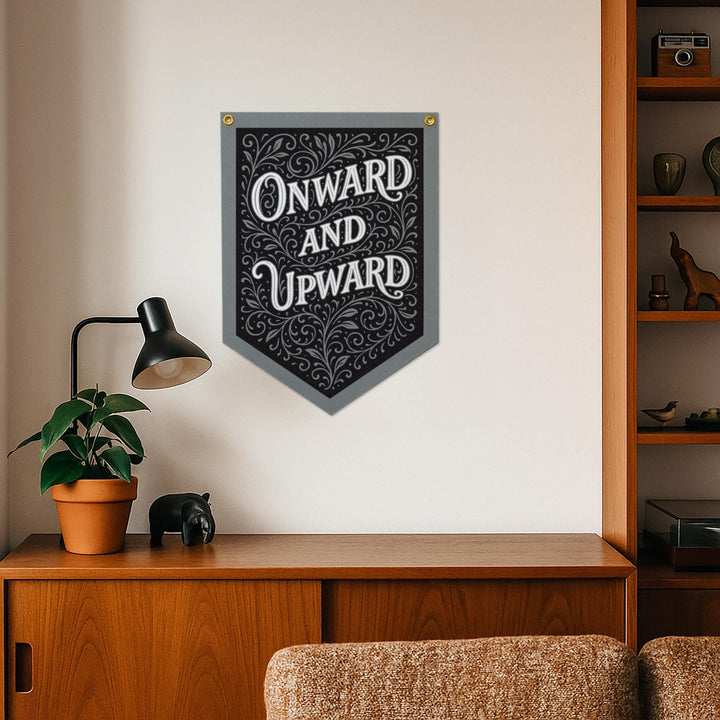 Onward &amp; Upward Felt Camp Flag