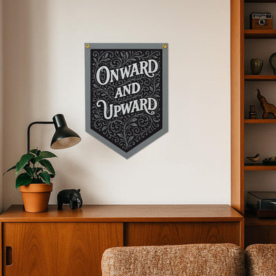 Onward & Upward Felt Camp Flag