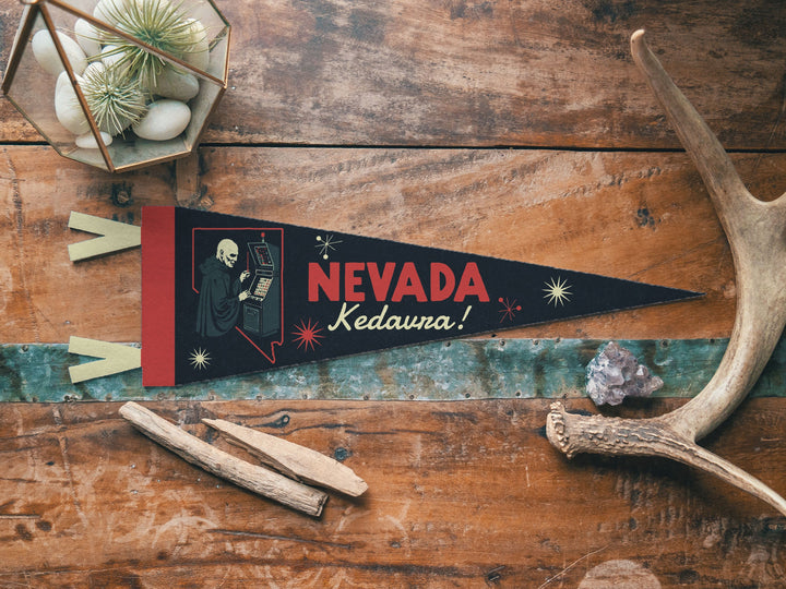 Nevada Kedavra Felt Pennant