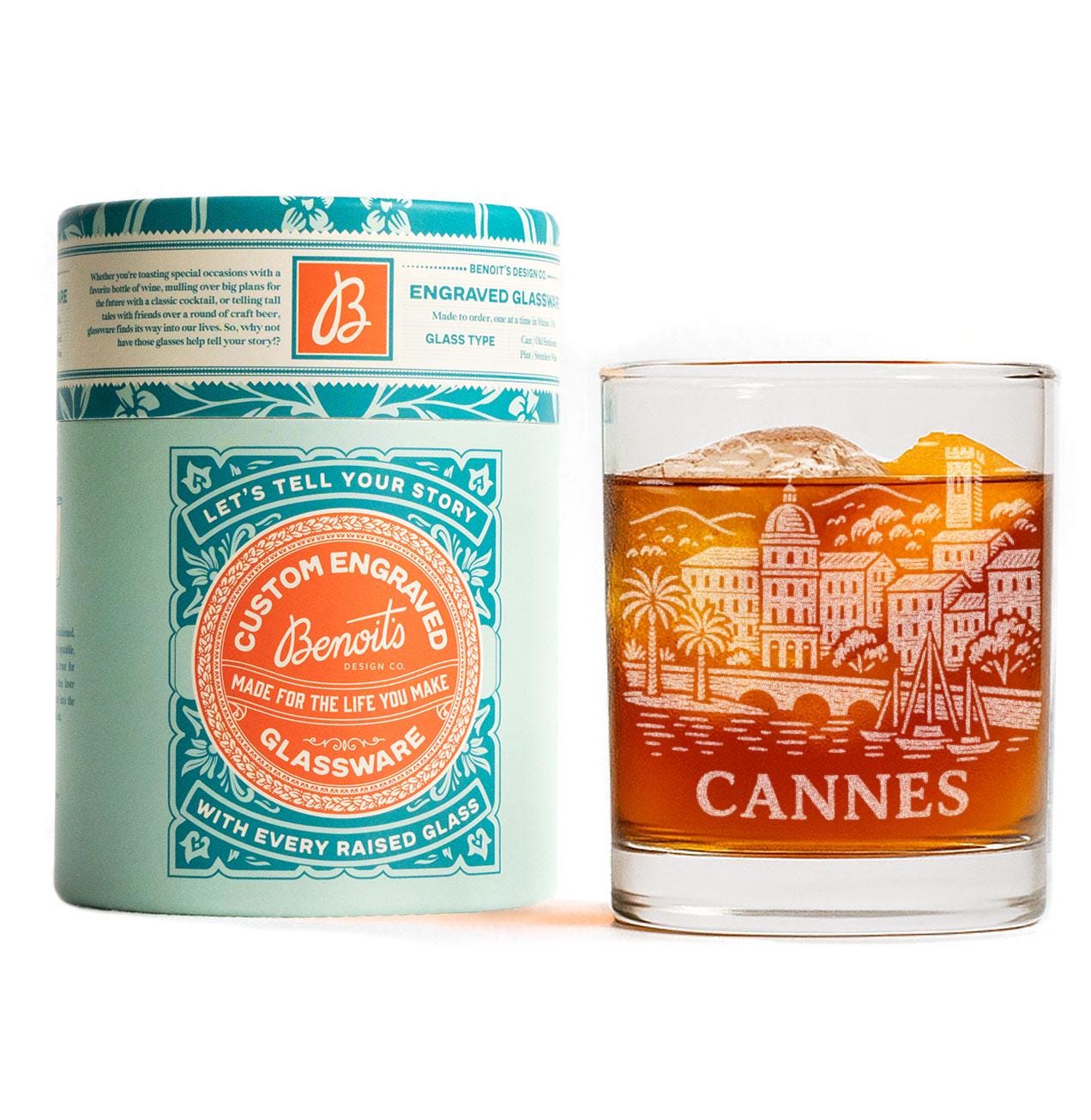 Cannes, France Glass