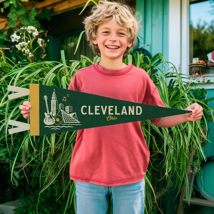 Cleveland Ohio Felt Pennant