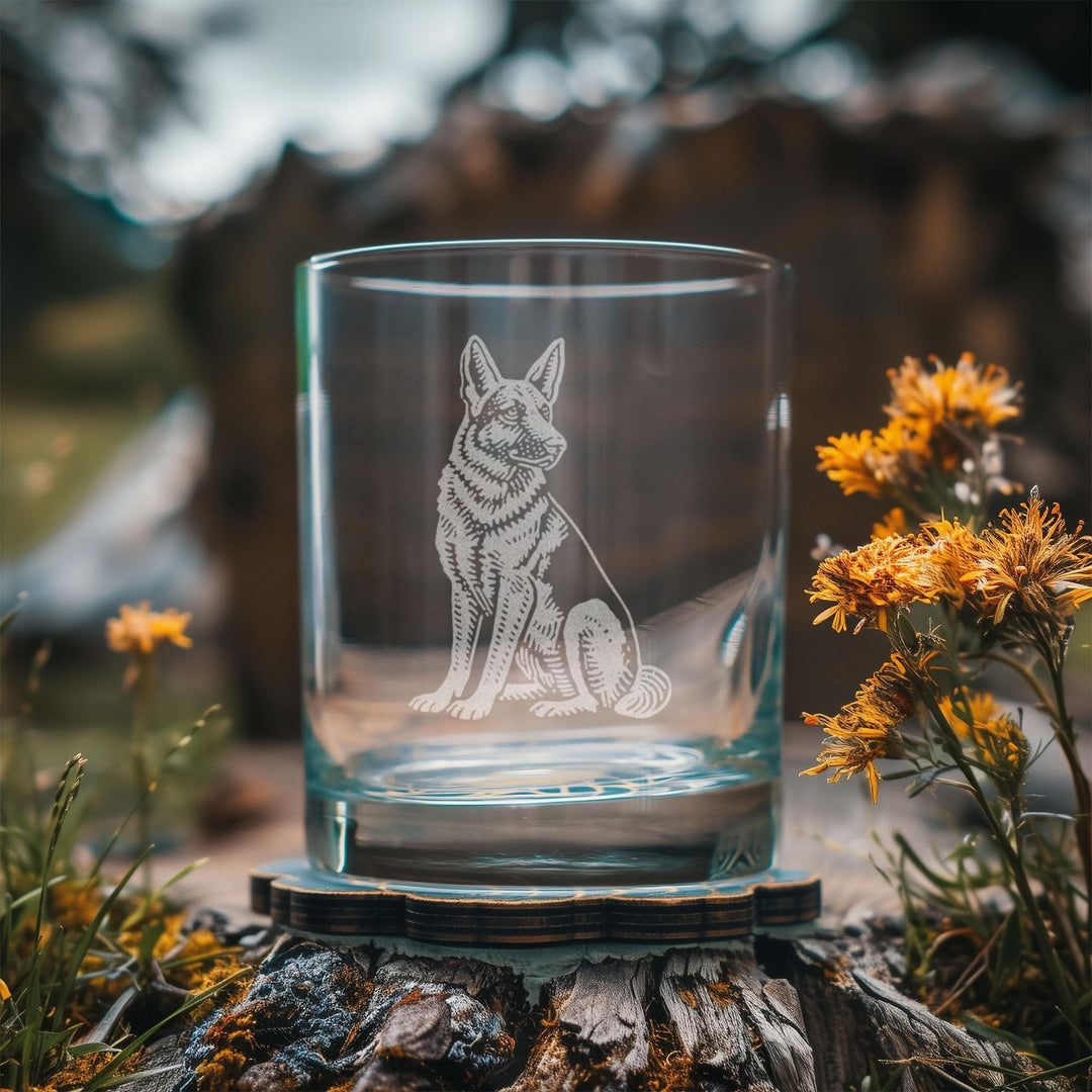 German Shepherd Customizable Dog Glasses