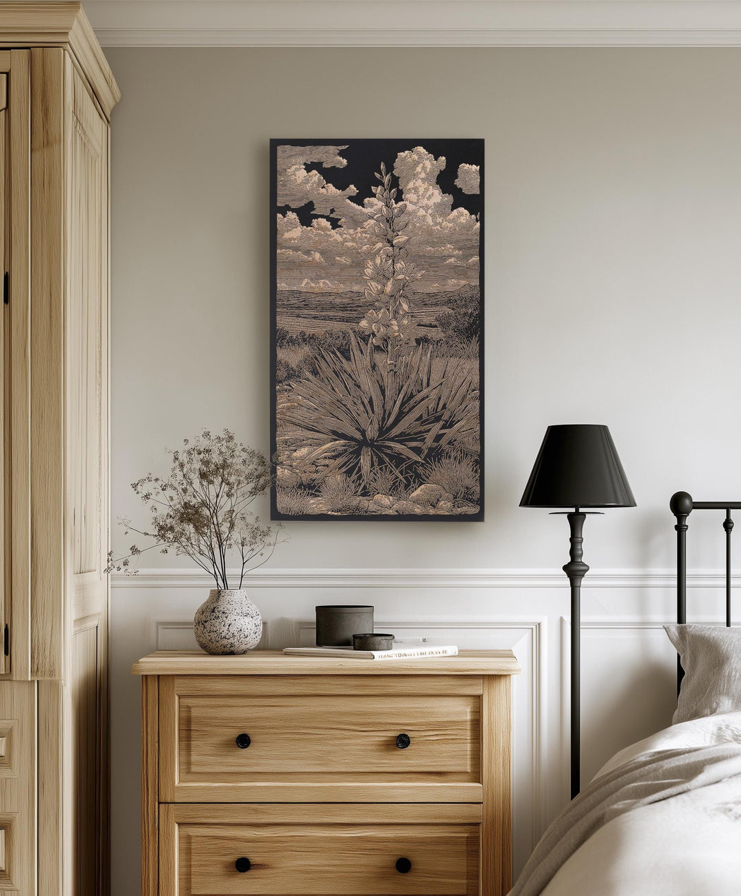 Flowering Yucca Engraved Illustrations