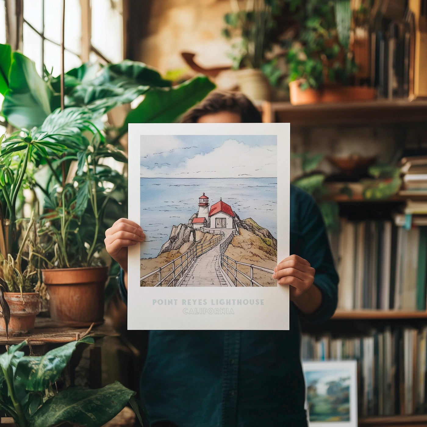 Point Reyes Lighthouse California Wall Art Print