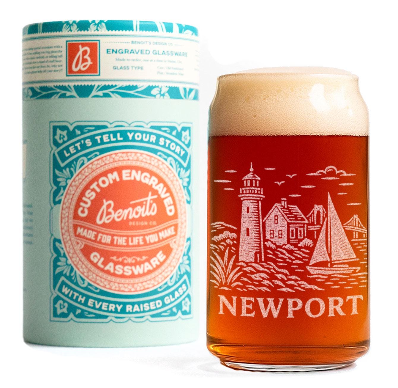 Newport Rhode Island Glass