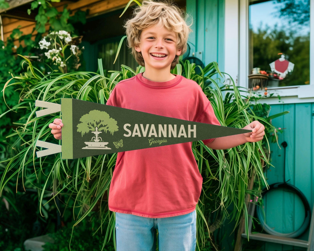 Savannah, Georgia Felt Pennant