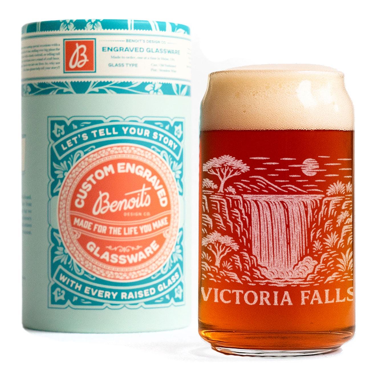 Victoria Falls, Zambia & Zimbabwe Glass