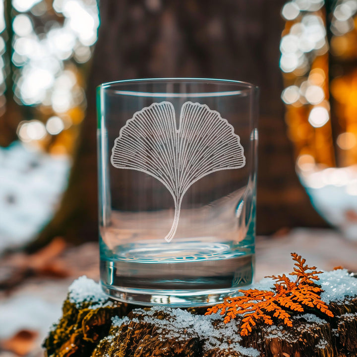 Ginkgo Leaf Glasses