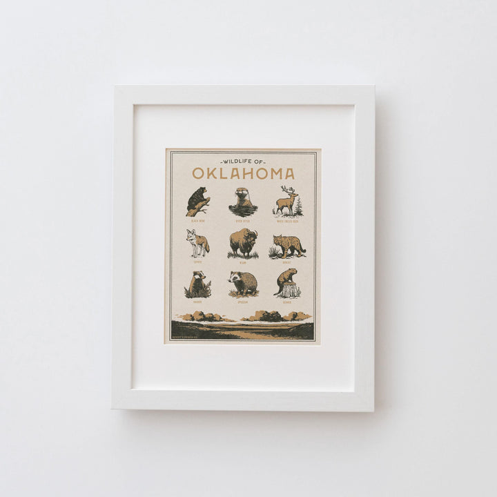 Oklahoma Wildlife Print