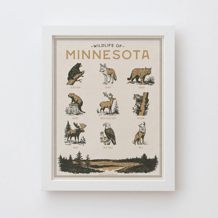 Minnesota Wildlife Print