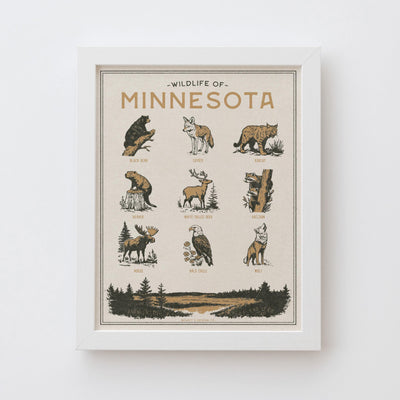 Minnesota Wildlife Print