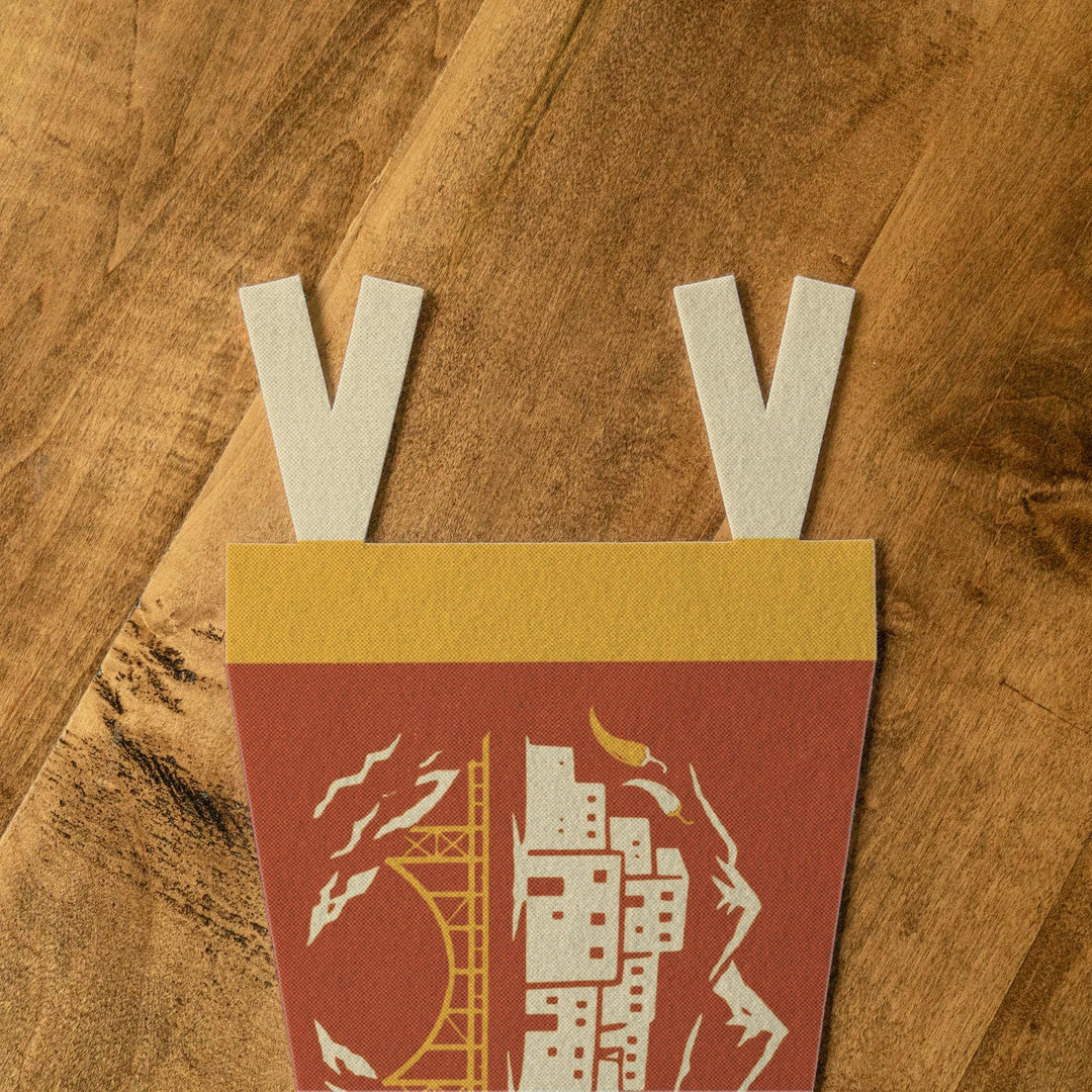 Taos New Mexico Felt Pennant