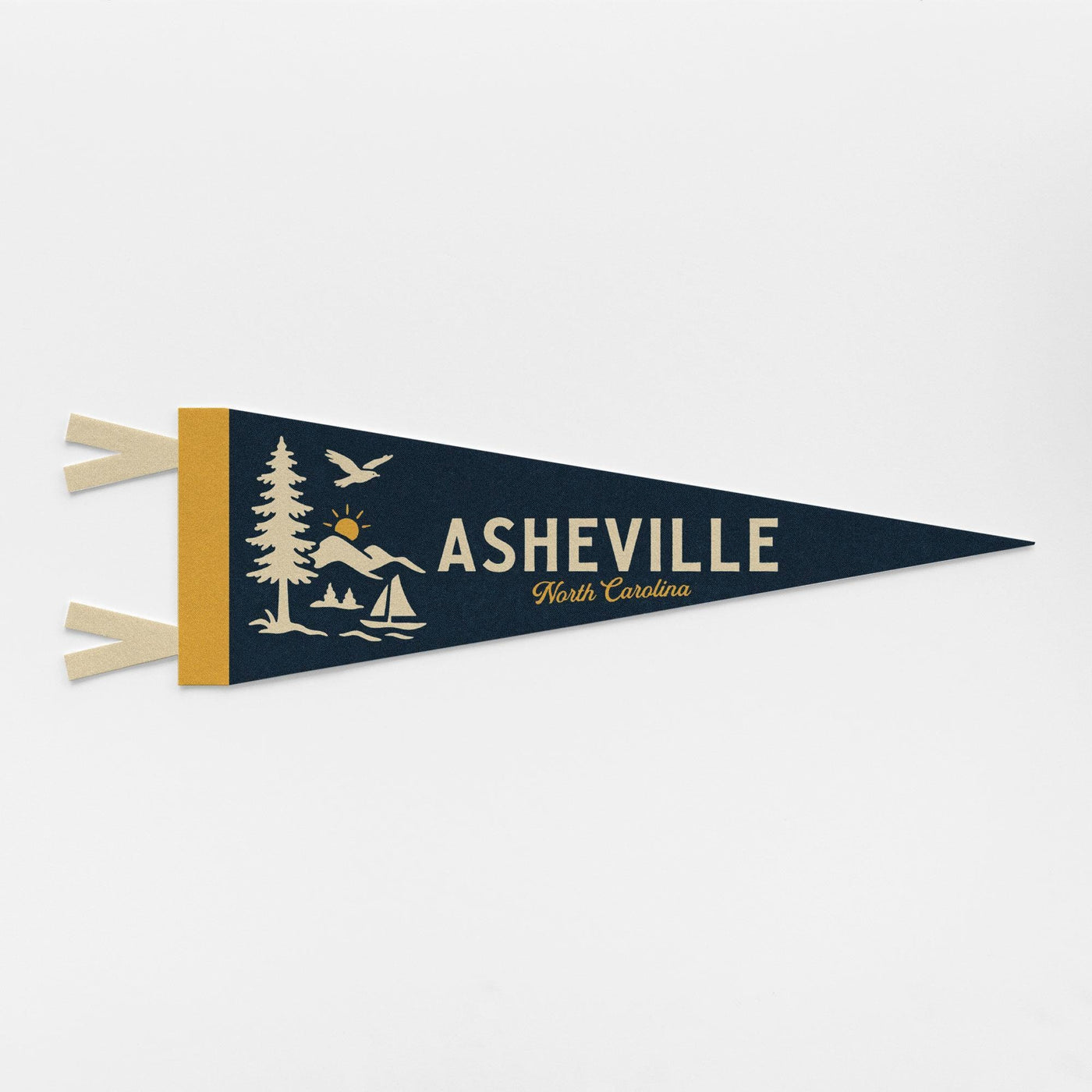 Asheville North Carolina Felt Pennant