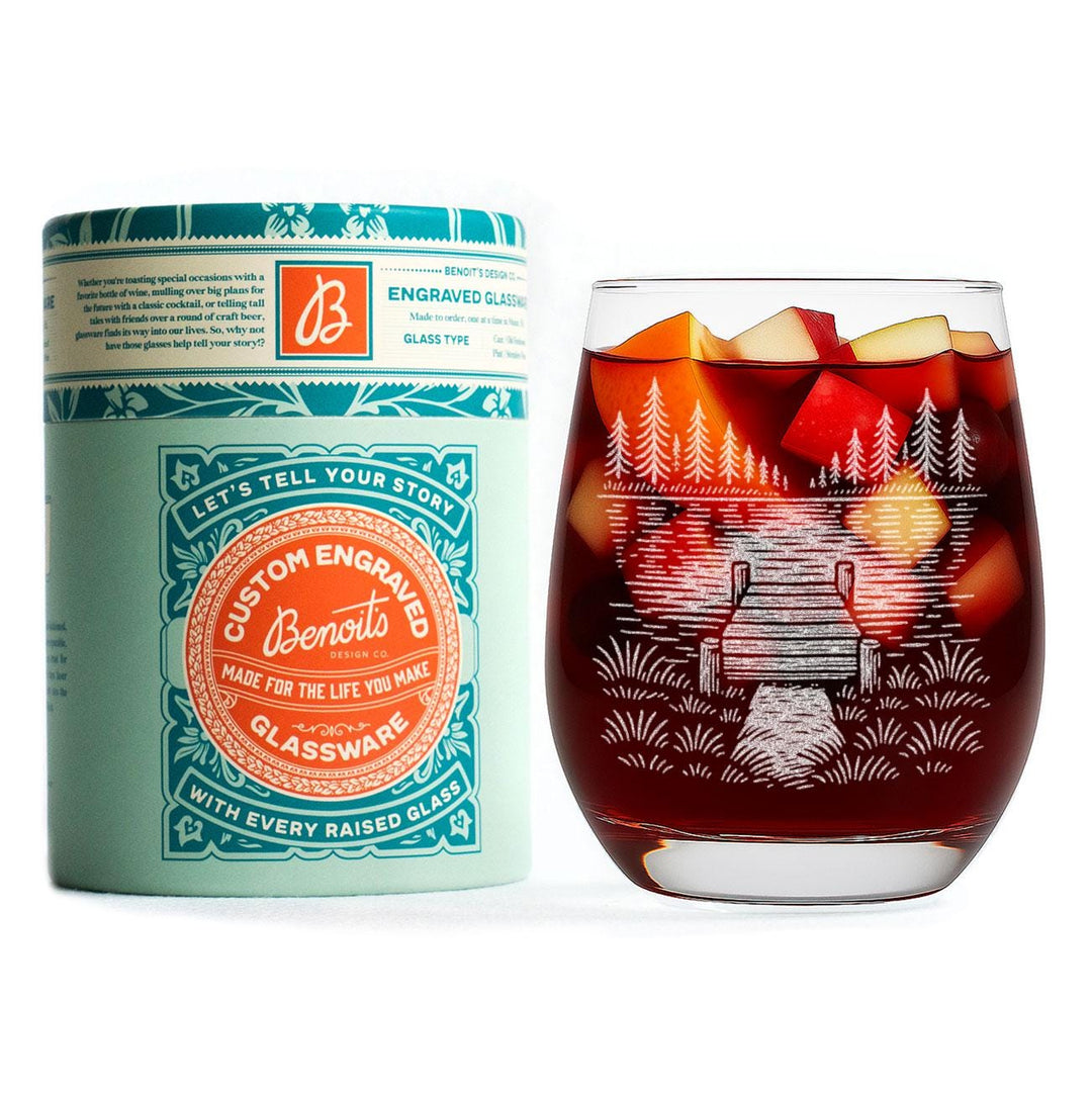 Lake Dock Glasses