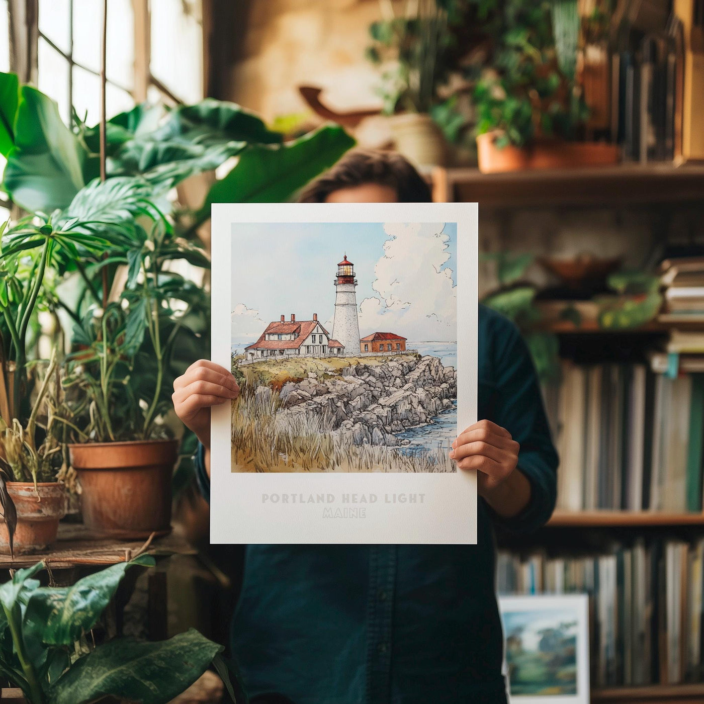 Portland Head Light Wall Art Print