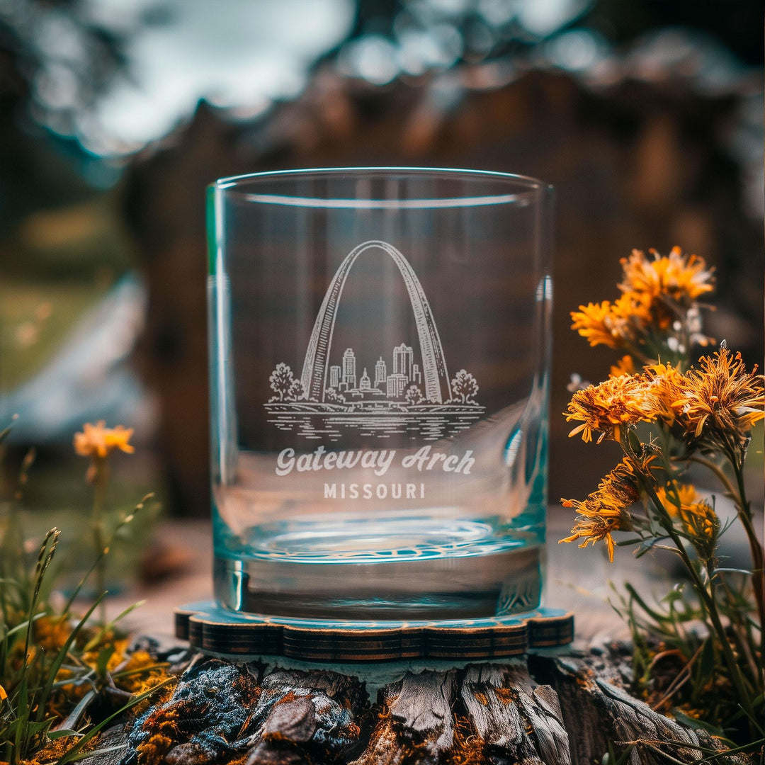 Gateway Arch Engraved Glass