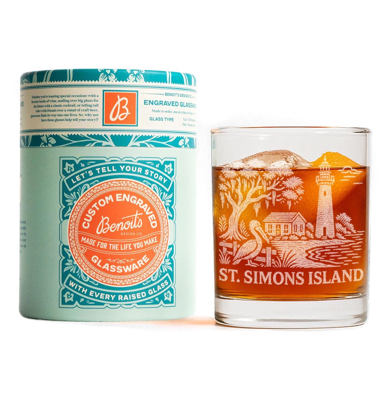 St. Simons Island Georgia Glass