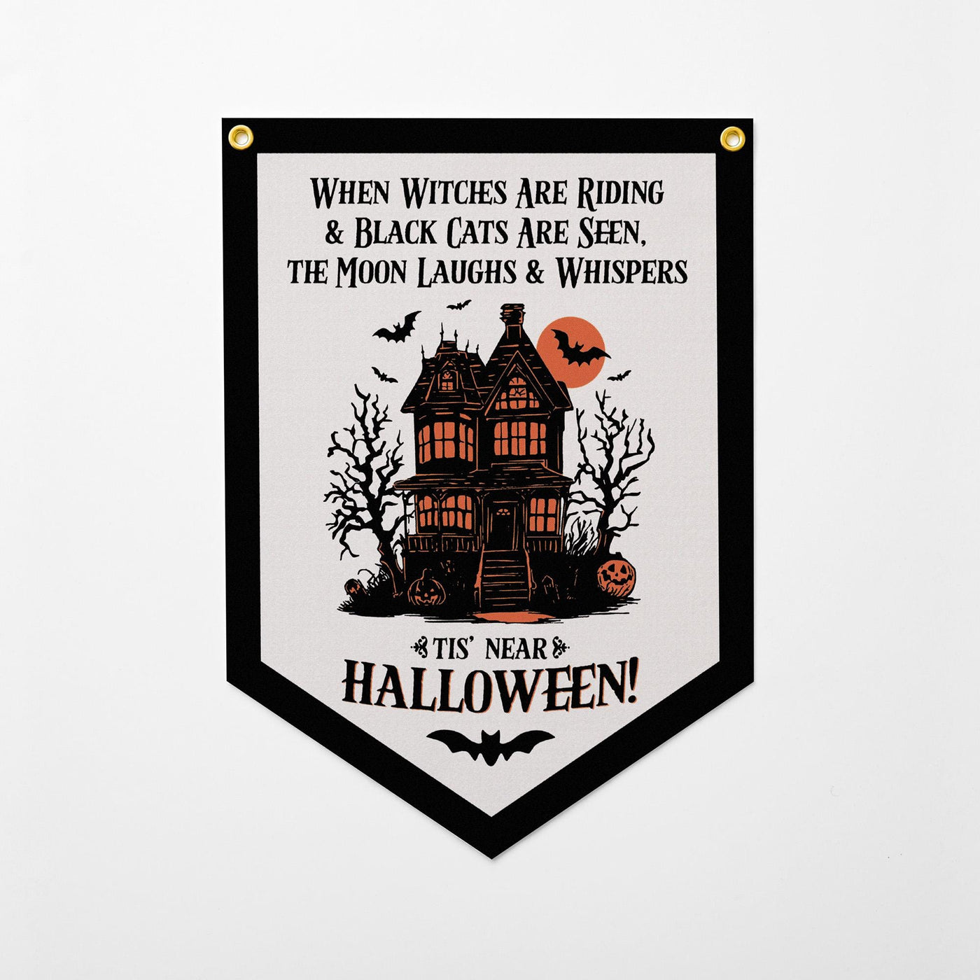 Tis' Near Halloween Camp Flag