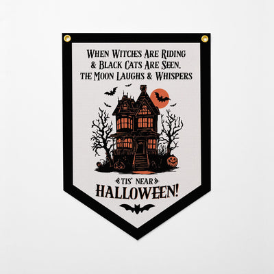 Tis' Near Halloween Camp Flag