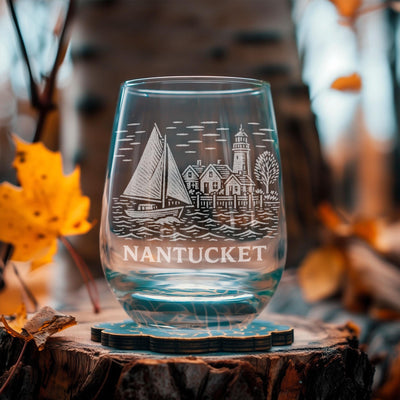 Nantucket Massachusetts Glass