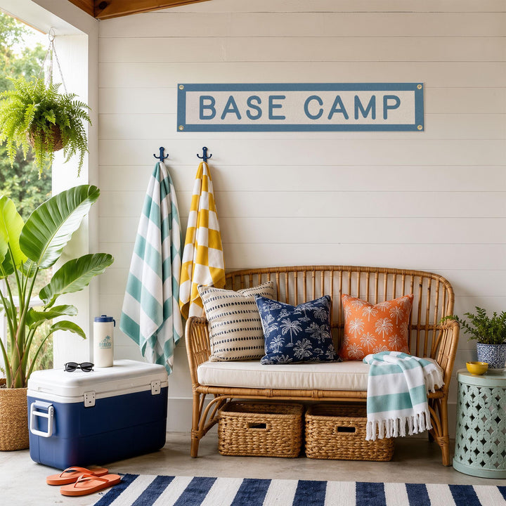 Base Camp Felt Banner