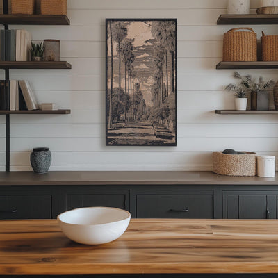 Bird Streets of Los Angeles Engraved Wood Illustrations