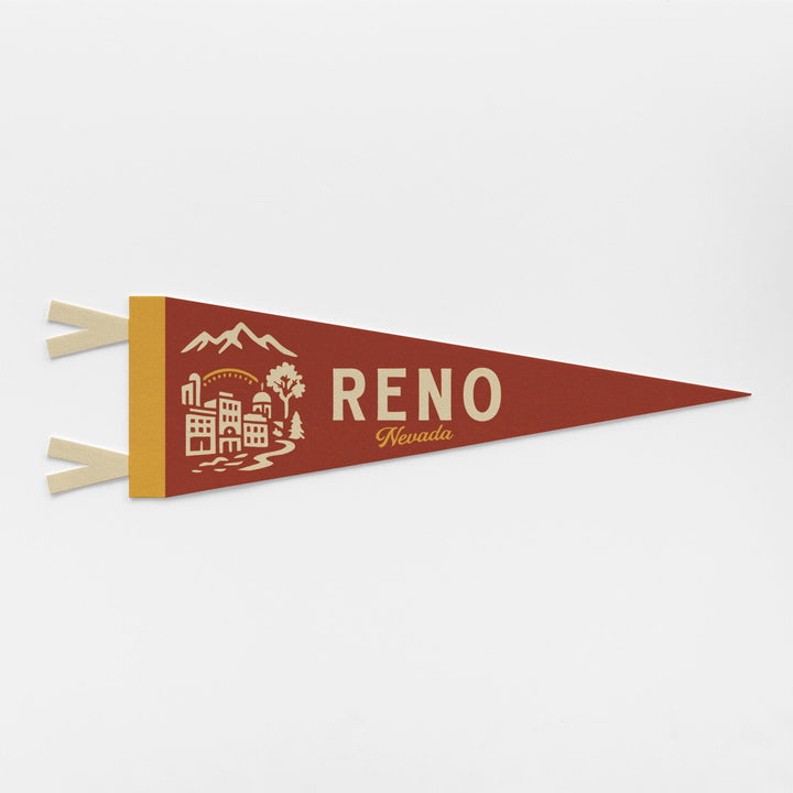 Reno Nevada Felt Pennant