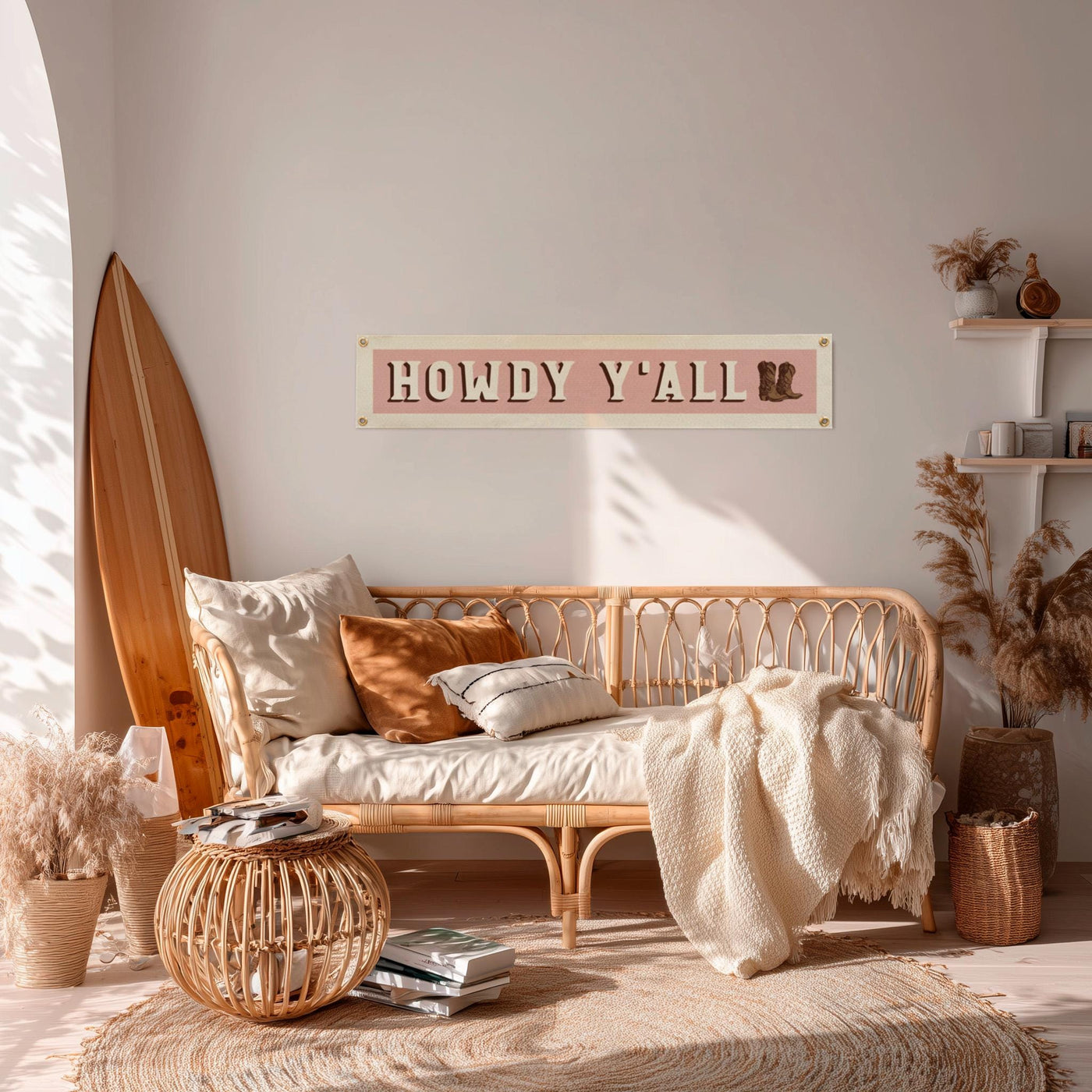 Howdy Y'all Felt Banner