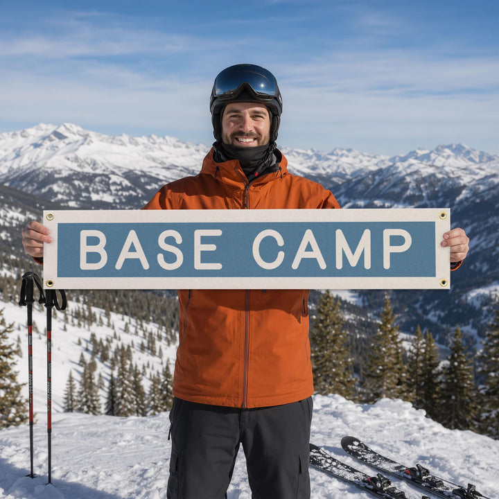 Base Camp Felt Banner