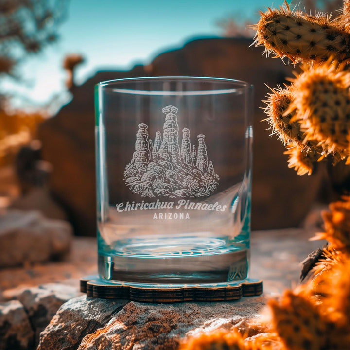 Chiricahua Pinnacles Arizona Engraved Glass