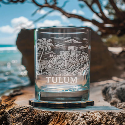 Tulum Mexico Glass
