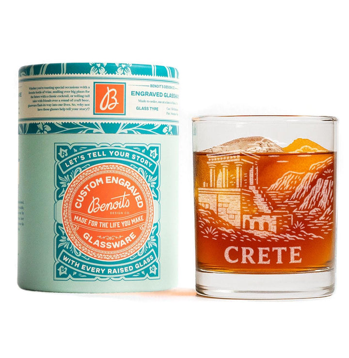 Crete Greece Glasses