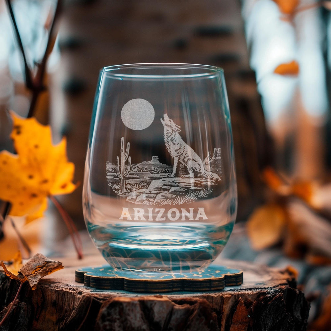 Arizona State Desert Coyote Glasses