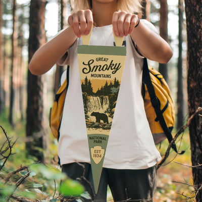 Great Smoky Mountains National Park Felt Pennant