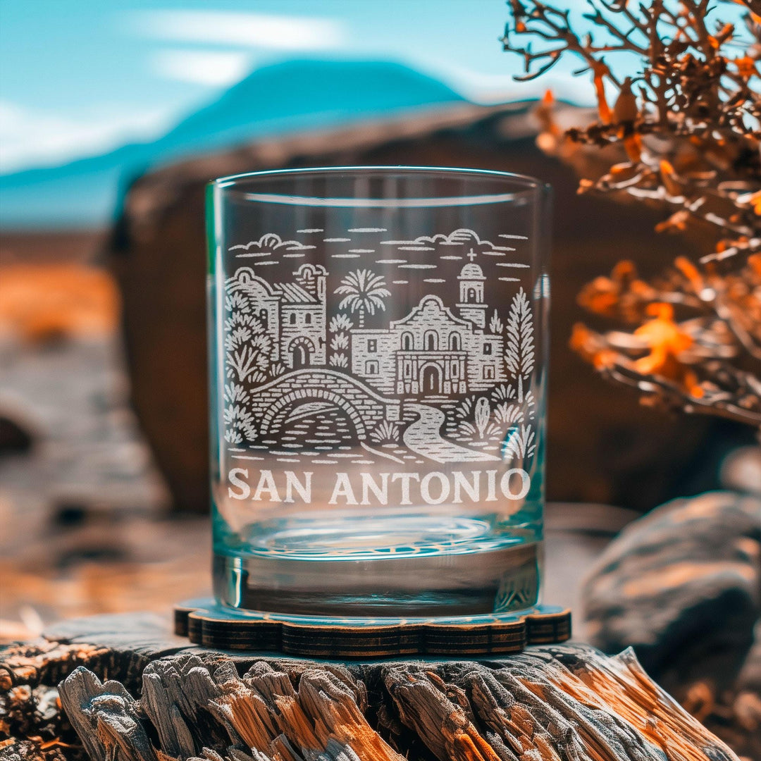 San Antonio Texas Glasses