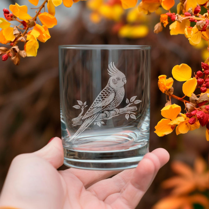 Cockatiel Bird Glass