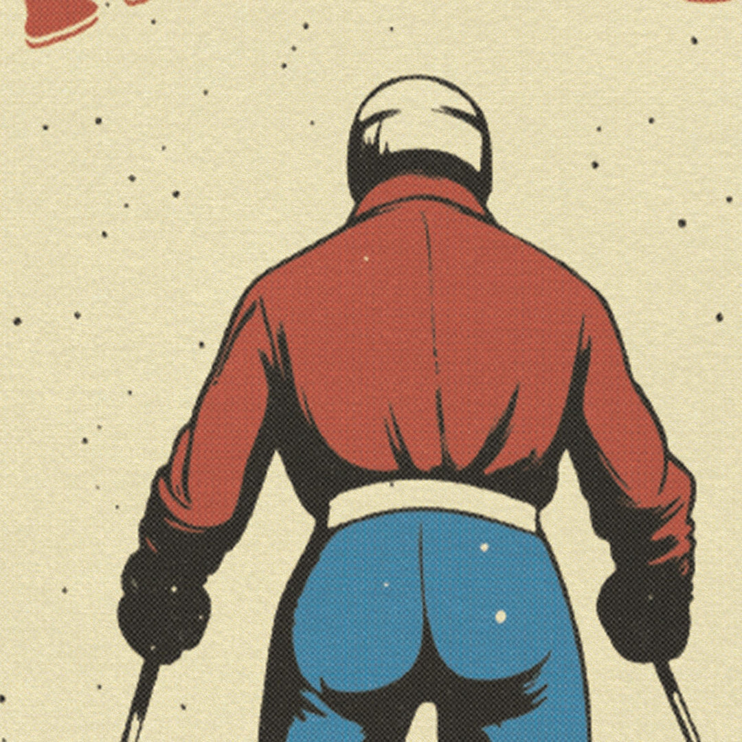 Ski Bum Felt Banner