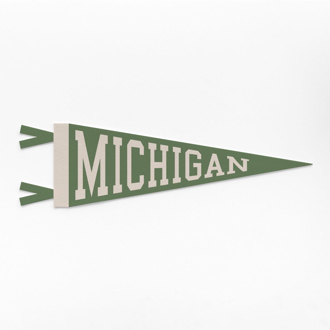 Michigan Varsity Felt Pennant