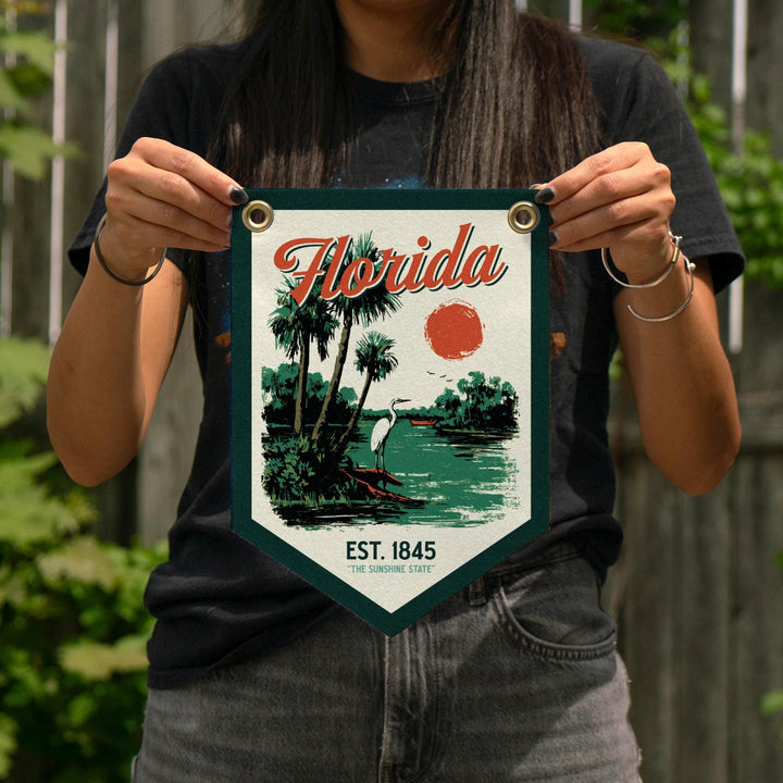 Florida Felt Camp Flag