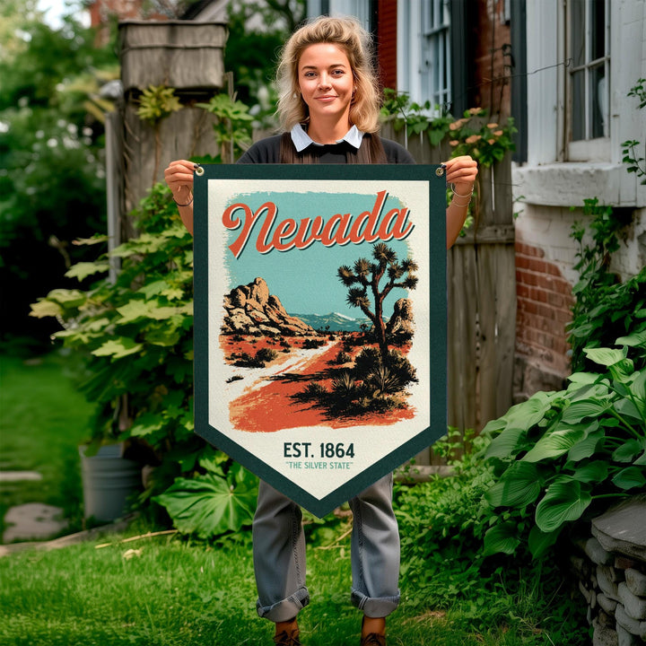 Nevada Felt Camp Flag