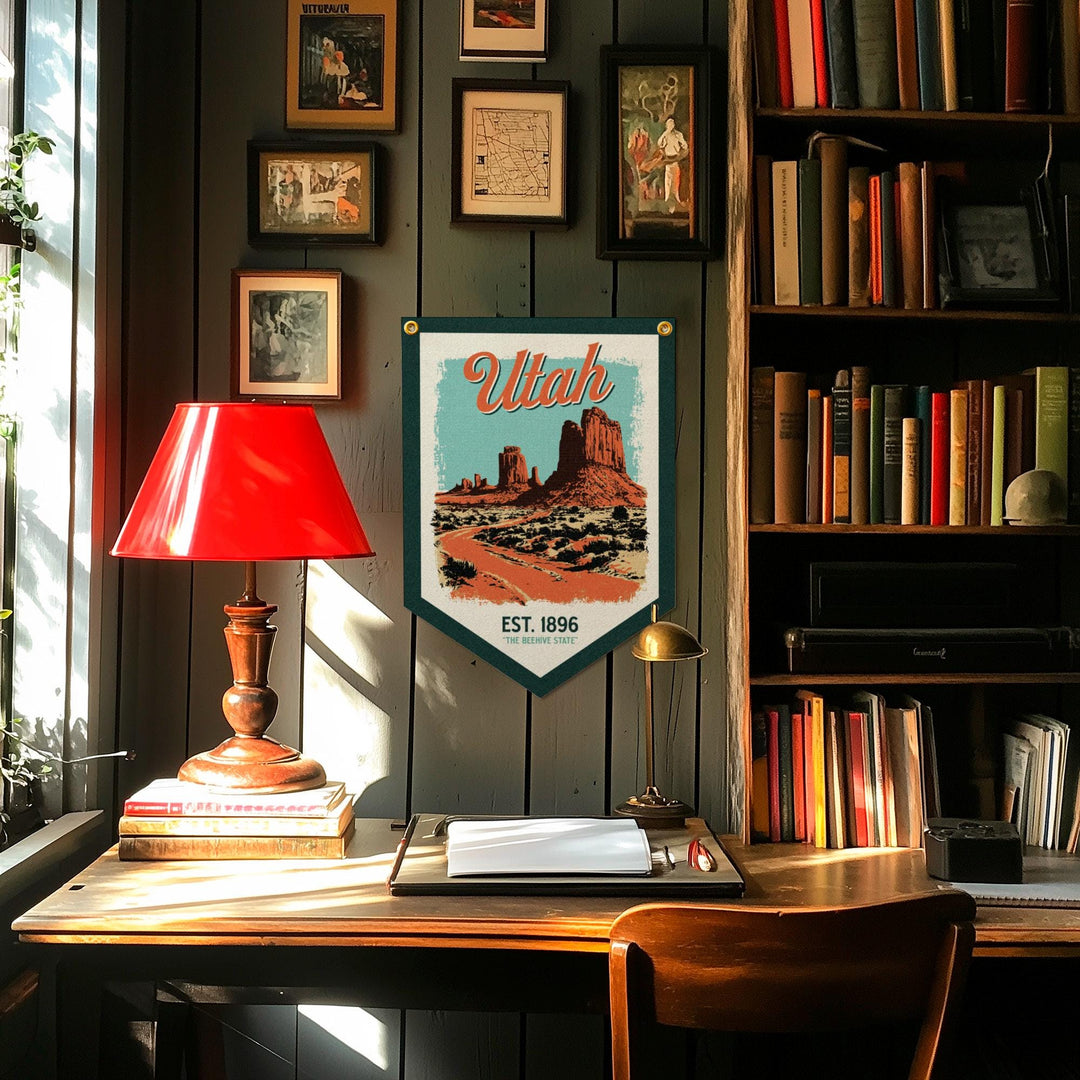Utah Felt Camp Flag