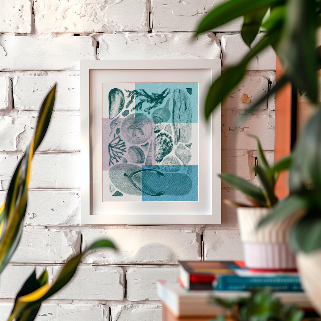 Coastal Flatlay Print