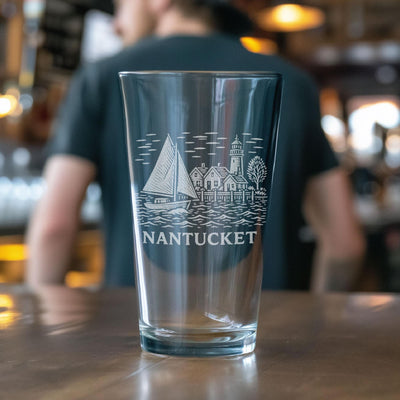 Nantucket Massachusetts Glass