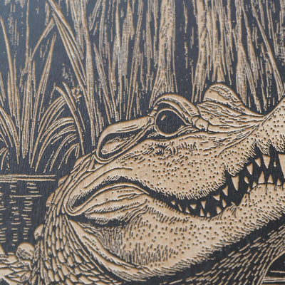 Alligator in Swamp Art