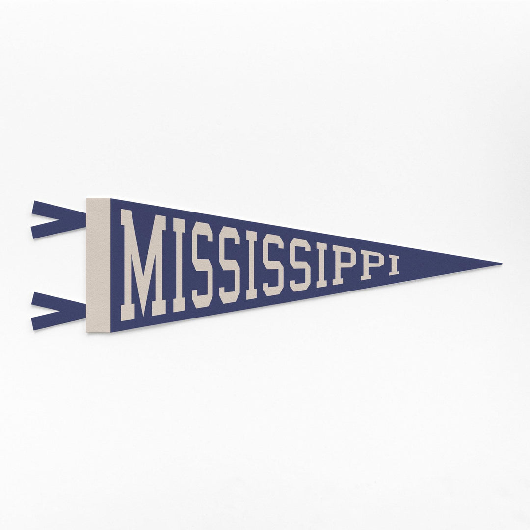 Mississippi Varsity Felt Pennant