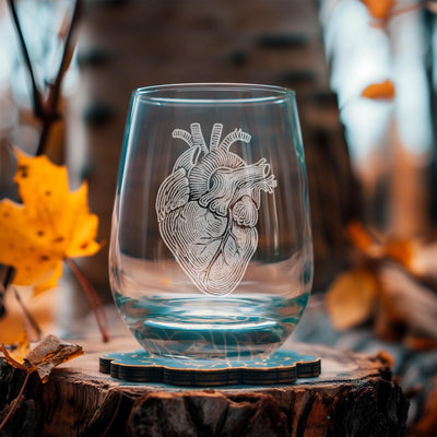 Anatomical Heart Glasses