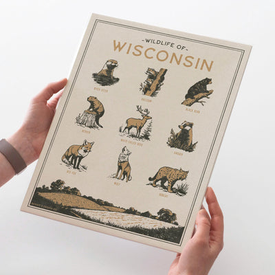 Wisconsin Wildlife Print