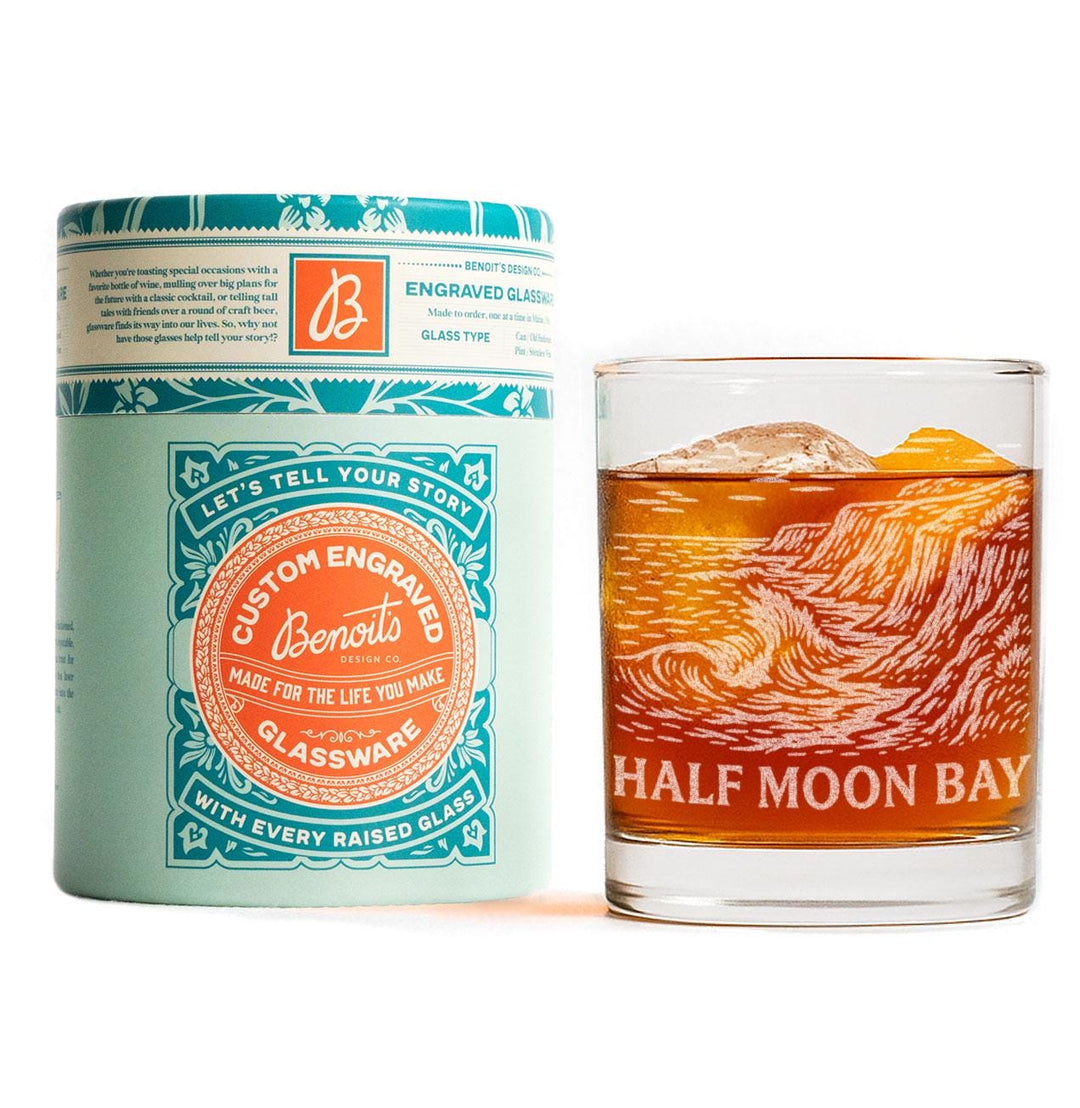 Half Moon Bay California Glasses