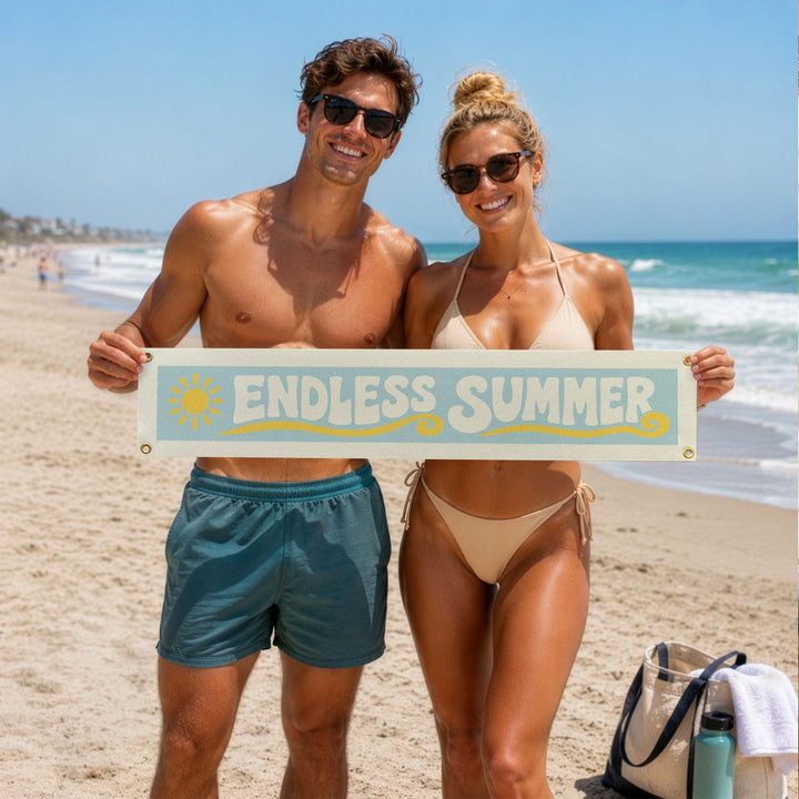 Endless Summer Felt Banner